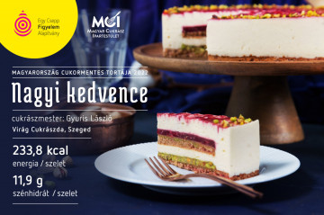 A „Nagyi kedvence” a Magyarország cukormentes tortája verseny győztese