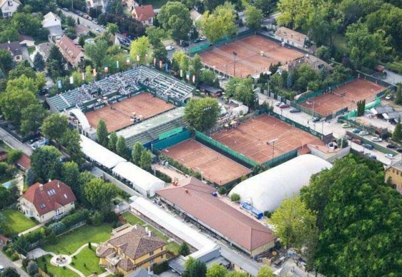 Am Rande des Rome Tennis Cup